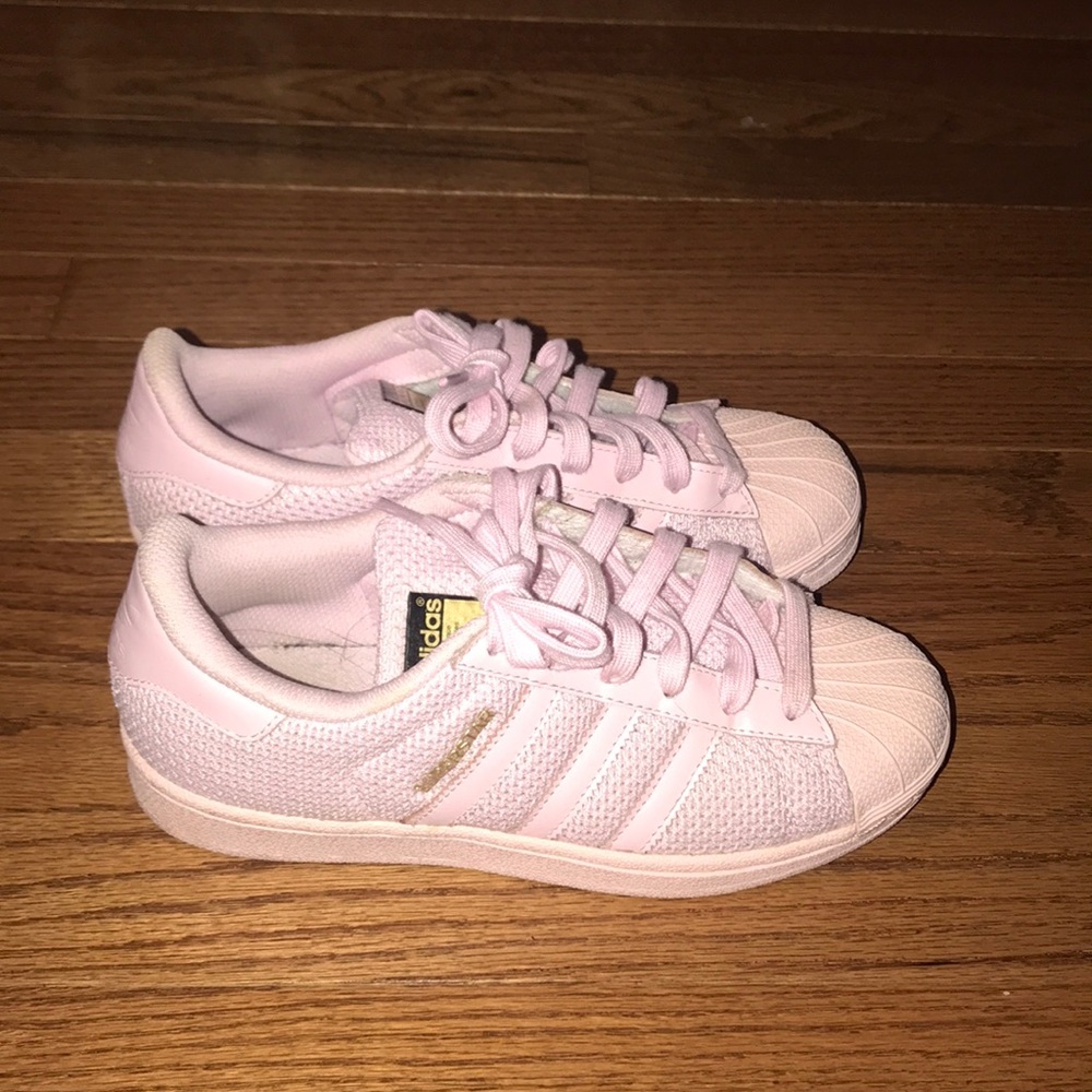 Pink adidas classics